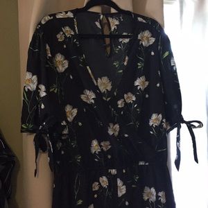 Black and flowered romper!